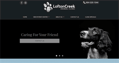 Desktop Screenshot of loftoncreekanimalclinic.com
